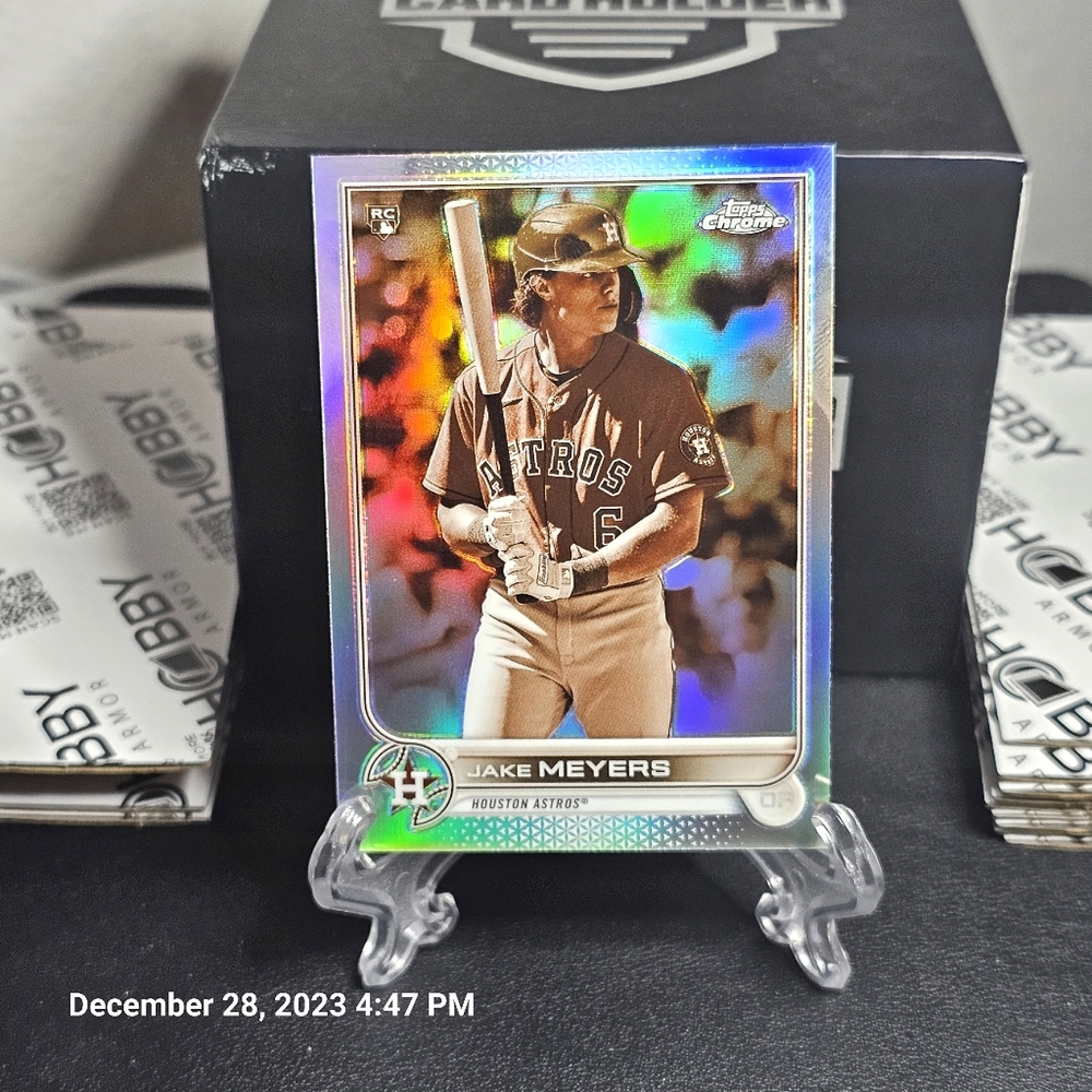 ⚾ N/M! Jake Meyers (RC) 22' Topps Chrome [Sepia Refractor] Card#114 🏆Astros